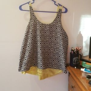 CHARMING CHARLIES DOUBLE LAYER TANK